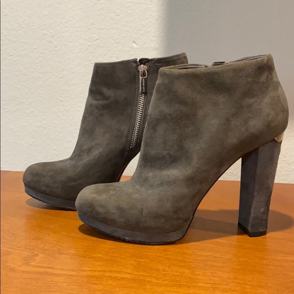 Michael Kors suede booties